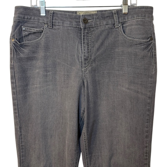 Ruff Hewn Classic Boot Cut Grey Wash denim jeans Womens 16 - Picture 3 of 12